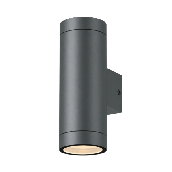 Luminaria de Pared Negra IP44 Durable