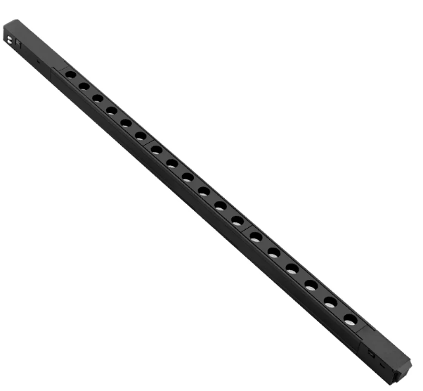 Luminaria lineal magnética negra 18W