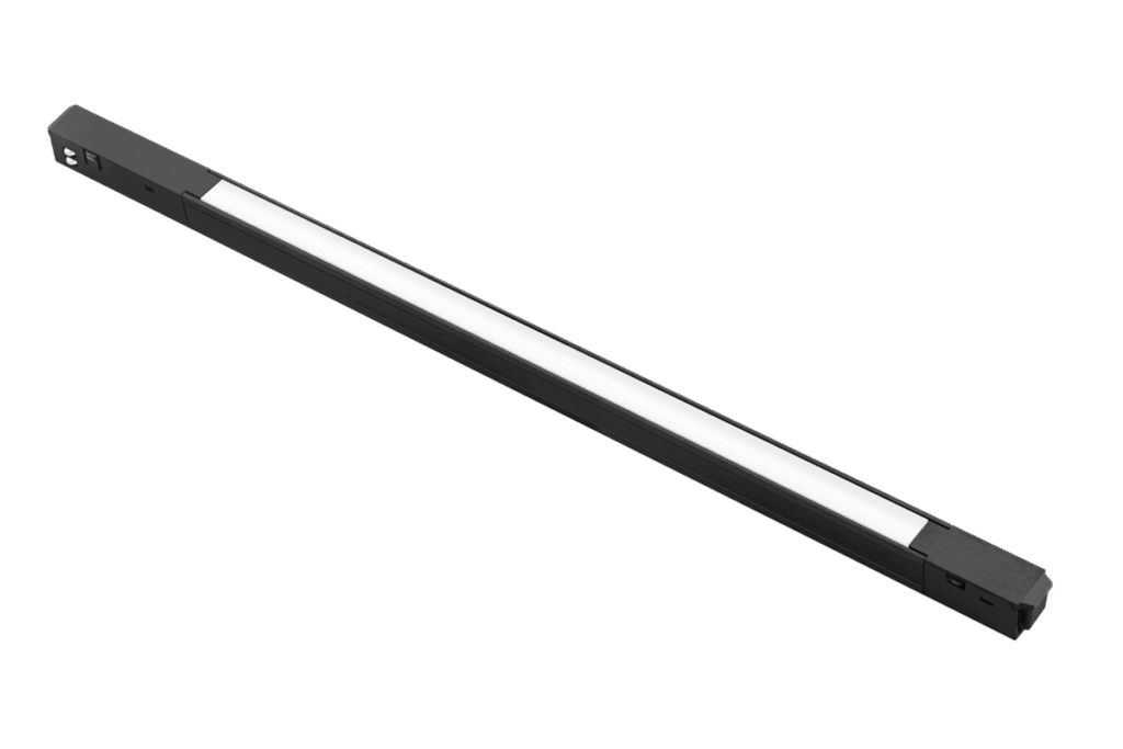 Luz Lineal Magnética Negra 10W