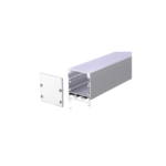 Perfil Superficial Aluminio Lineal 2M