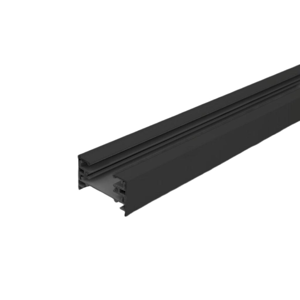 Riel negro de 2 metros sobreponer