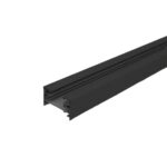 Riel negro de 2 metros sobreponer