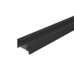 Riel negro de 2 metros sobreponer