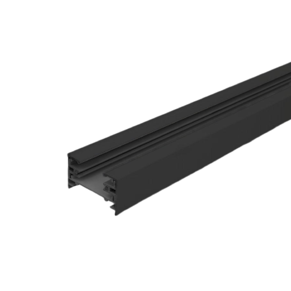 Riel negro de 2 metros sobreponer