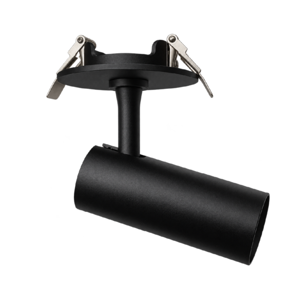 Spot Dirigible Empotrar Negro 10W