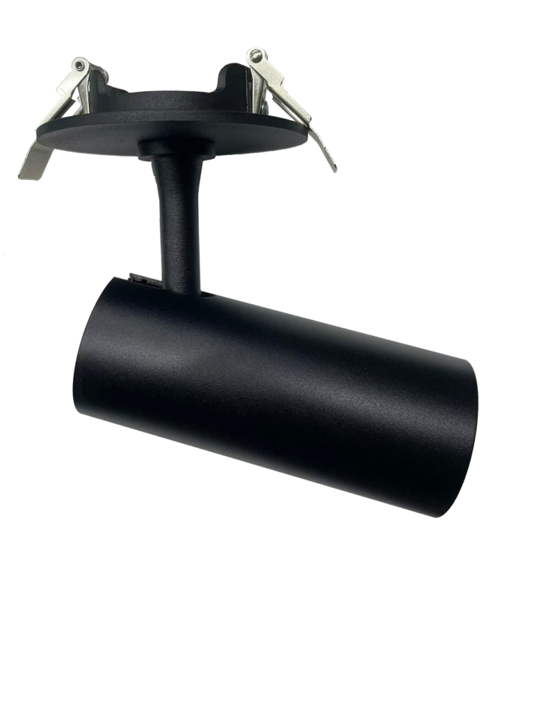 Spot Dirigible Empotrar Negro 10W