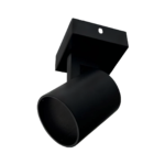 Spot Dirigible Negro GU10 Compacto