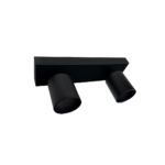 Spot Dirigible Negro con Doble Luz GU10
