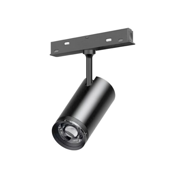 Spot magnético negro 18W cálido