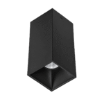 Aplique Techo Cuadrado GU10 Negro